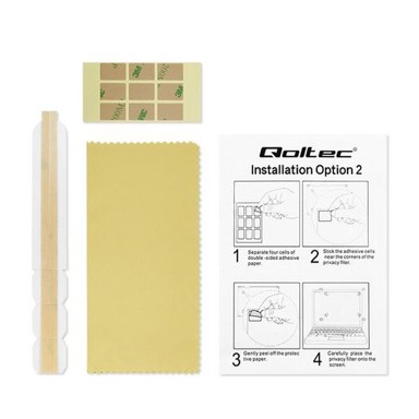QOLTEC Filter za privatnost 51061, 24", frameless, crni, 16:10